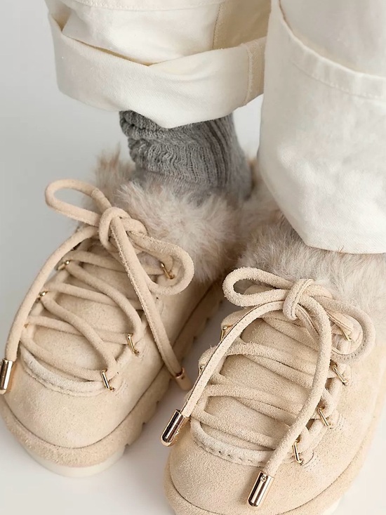 Naked Wolfe Shoes - Naked Wolfe Harlow Shearling Mules preowned. Size 7 retail $250.00